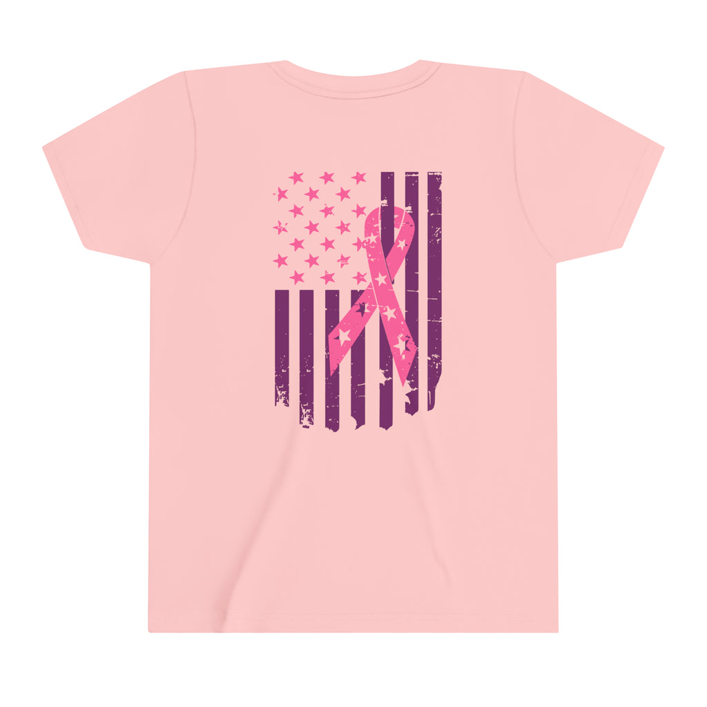 Youth Mimi is a Warrior Breast Cancer Awareness Tee