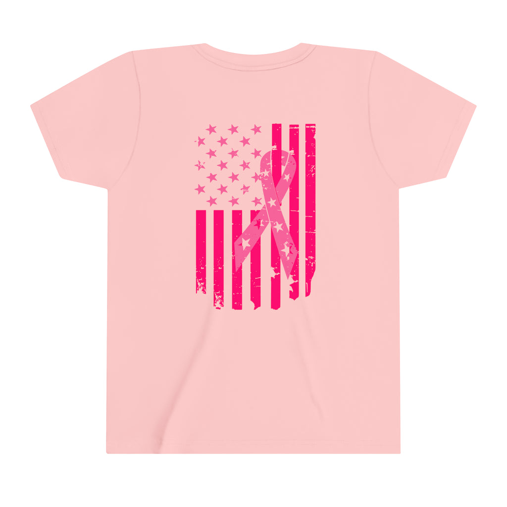 Youth Strong Mama Warrior Breast Cancer Awareness Tee