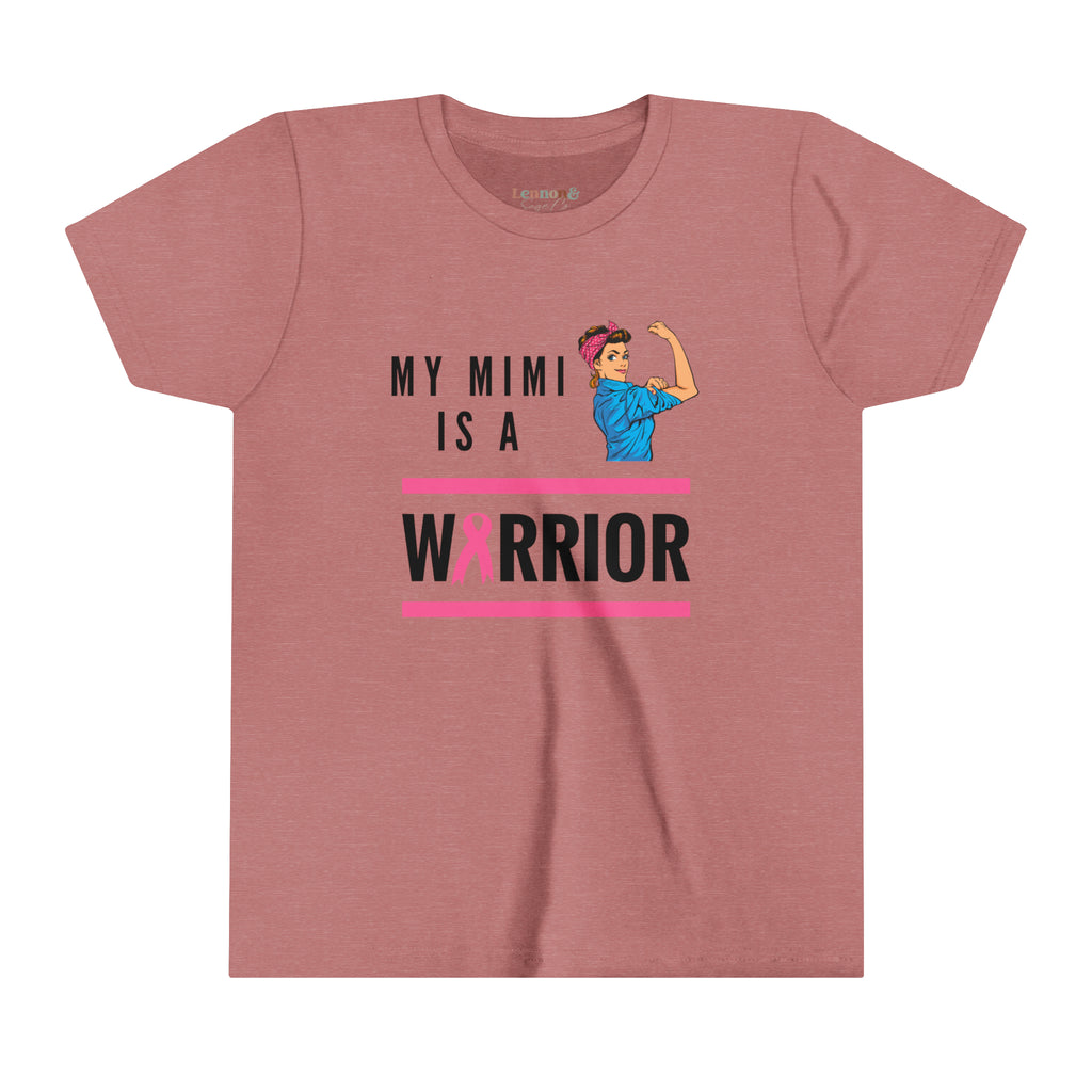 Youth Strong Mimi Warrior Breast Cancer Awareness Tee