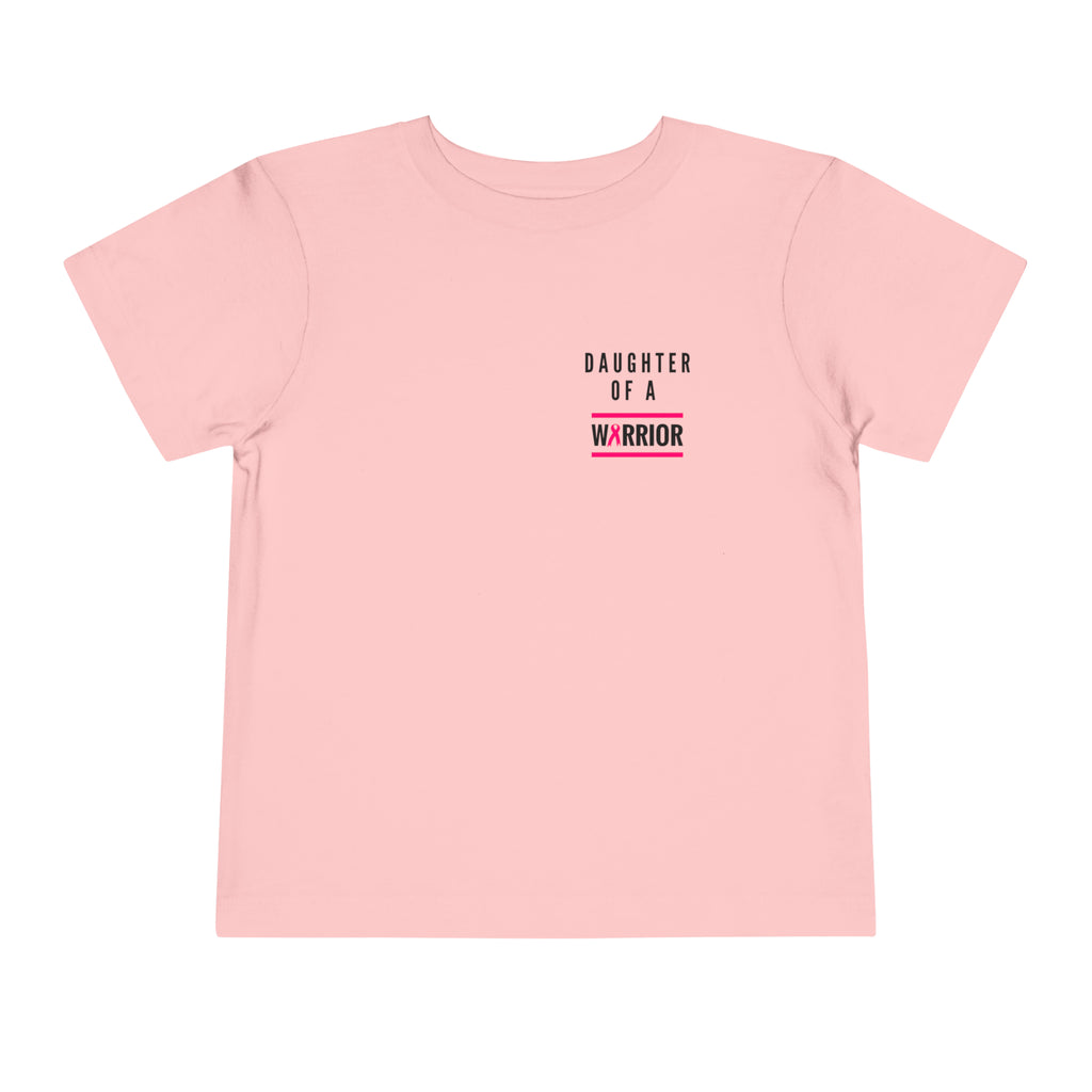 Daughter of a Warrior Breast Cancer Awareness Toddler Tee