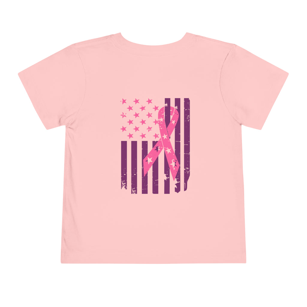 My Mom is a Warrior Breast Cancer Awareness Toddler Tee