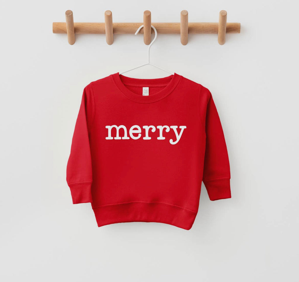 Merry Toddler Sweatshirt