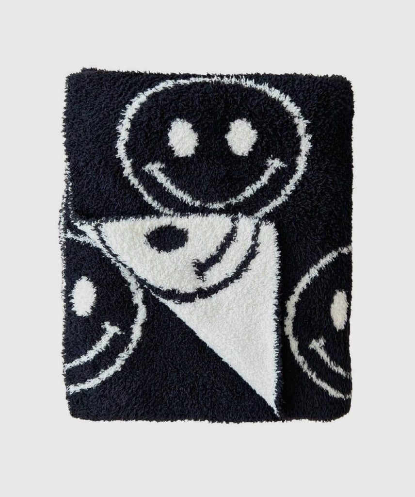 Smiley Fuzzy Blanket