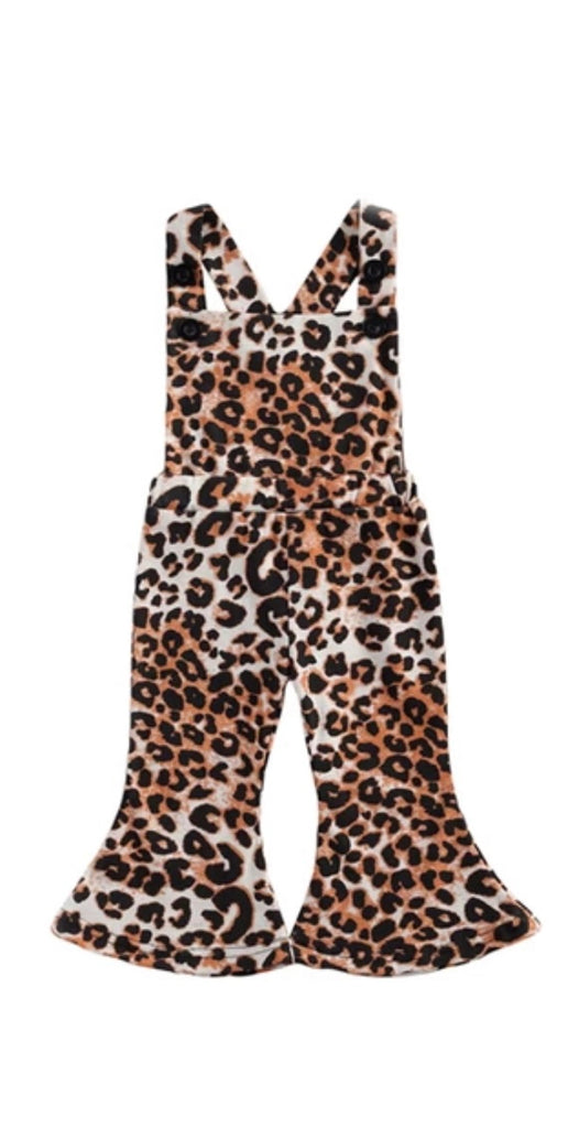 Baby and toddler girl cheetah jumpsuit