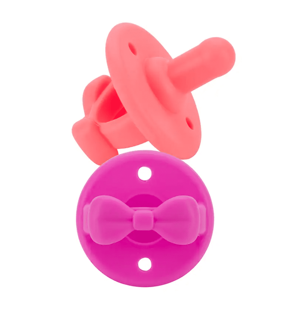 Guava/Dragon Fruit Sweetie Soother™ Pacifier Set | Lennon + Sage Co