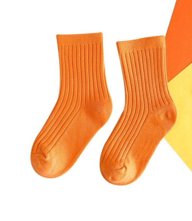 Orange Fall Socks | Lennon + Sage Co