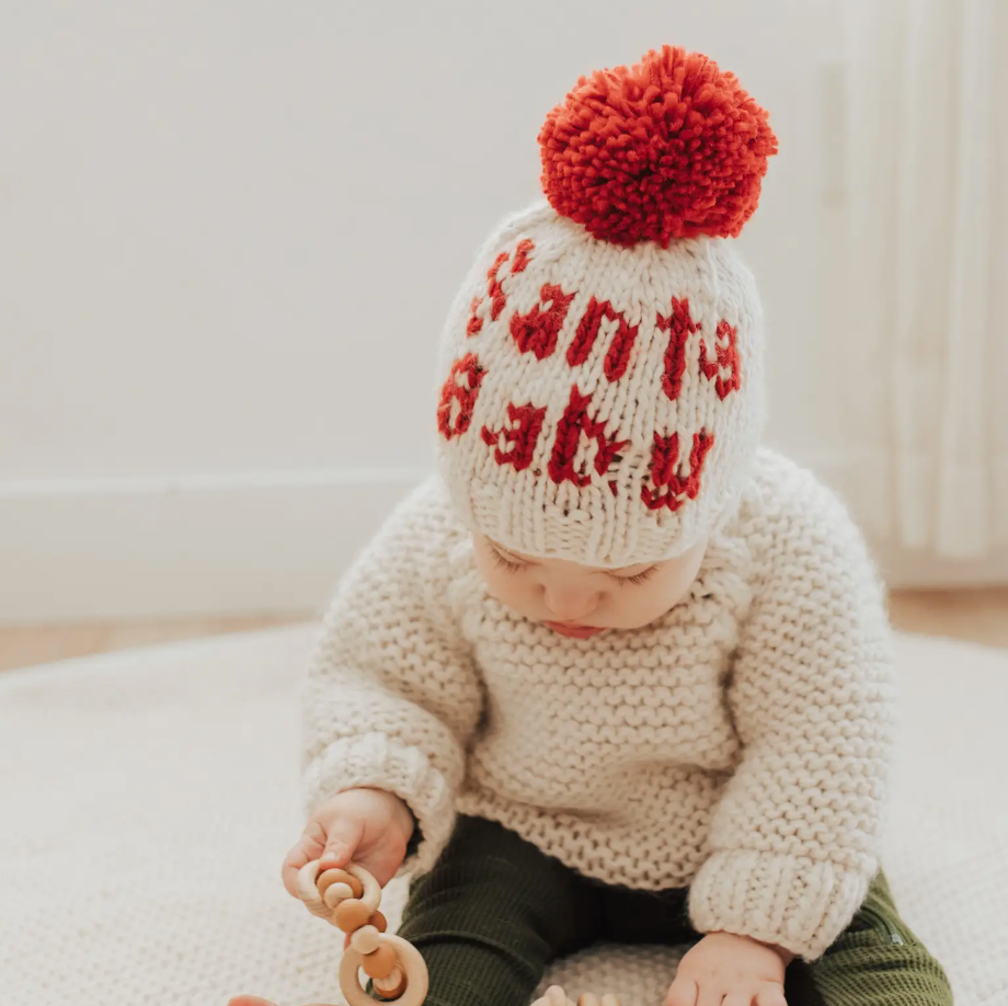 Santa Baby Hand Knit Beanie