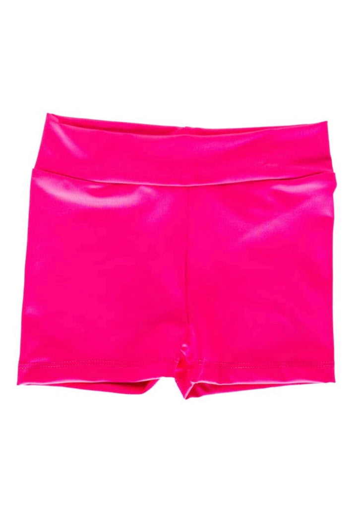 Toddler girl pink biker shorts